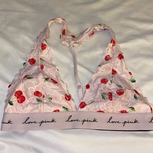 Pink bra